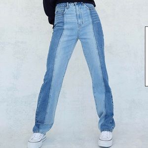 NWT PACSUN Eco Two-Tone '90s Boyfriend Jeans